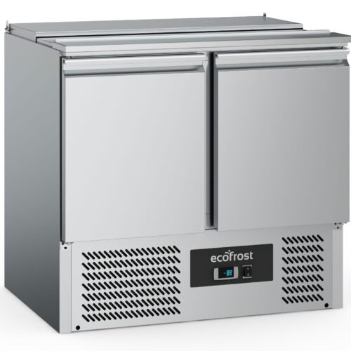 Ecofrost 2 Door Refrigerated Saladette 6x1/3GN Containers 7950.5190