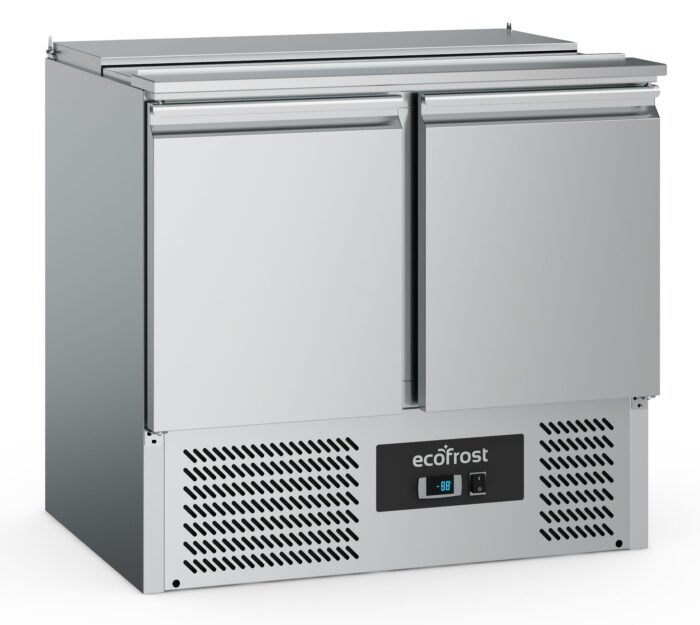 Ecofrost 2 Door Refrigerated Saladette 6x1/3GN Containers 7950.5190
