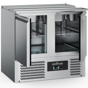 Ecofrost 2 Door Refrigerated Saladette 6x1/3GN Containers 7950.5190