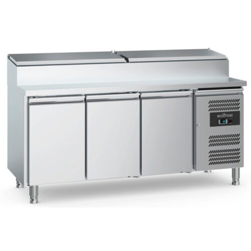 Ecofrost 3 Door Refrigerated Saladette 8x1/3GN Containers 7950.5195