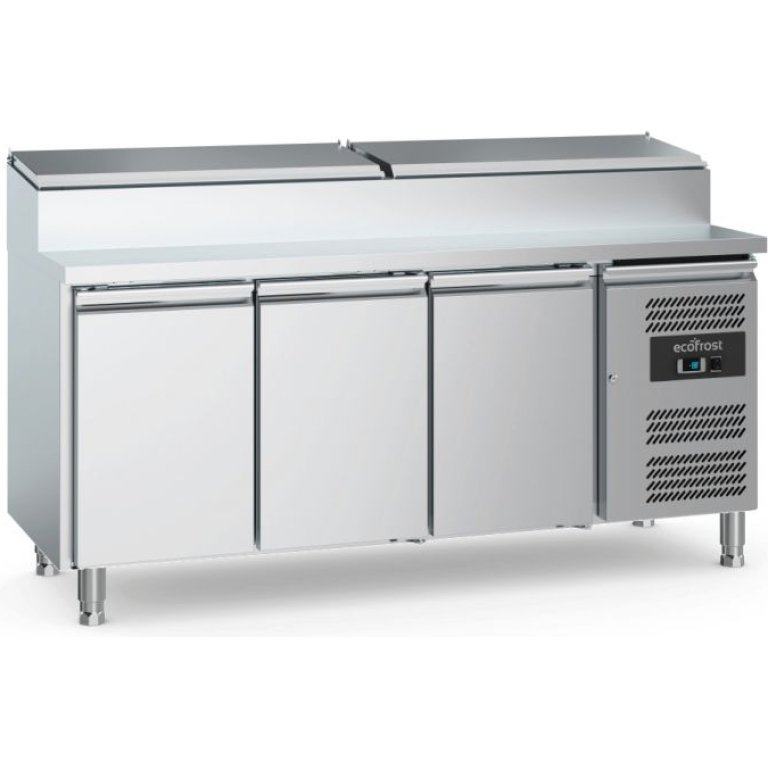 Ecofrost 3 Door Refrigerated Saladette 8x1/3GN Containers 7950.5195