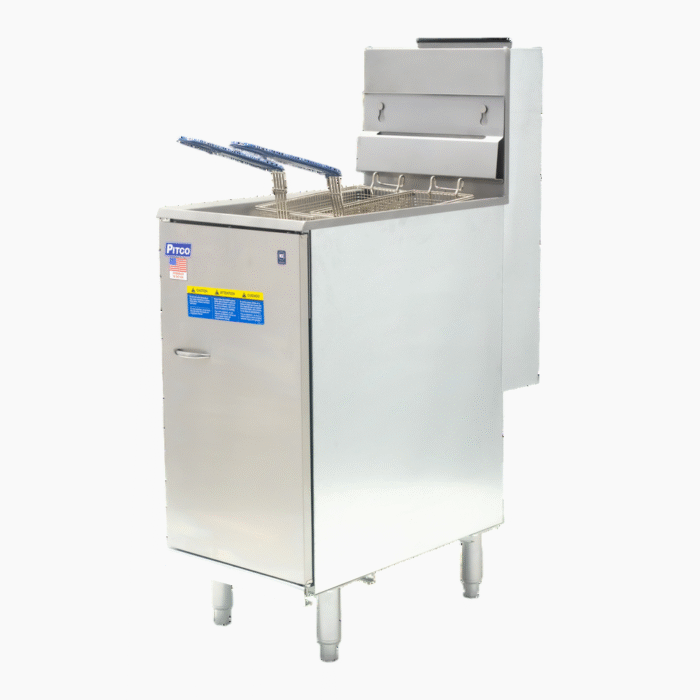 Pitco Single Tank Twin Basket Free Standing Gas Fryer CE-35C