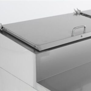 Combisteel 2 Door Refrigerated Saladette 6×1/3GN Containers 7950.0102