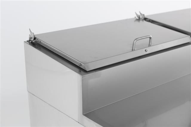 Combisteel 2 Door Refrigerated Saladette 6×1/3GN Containers 7950.0102