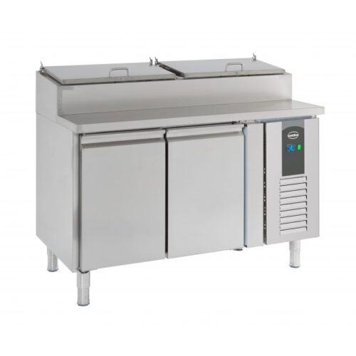 Combisteel 2 Door Refrigerated Saladette 6×1/3GN Containers 7950.0102