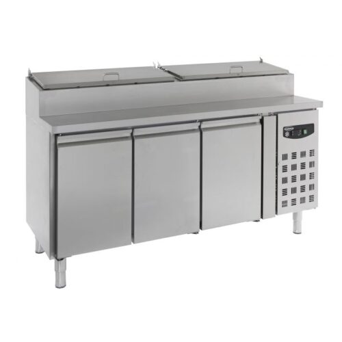 Combisteel 3 Door Refrigerated Saladette 8×1/3GN Containers 7950.0104