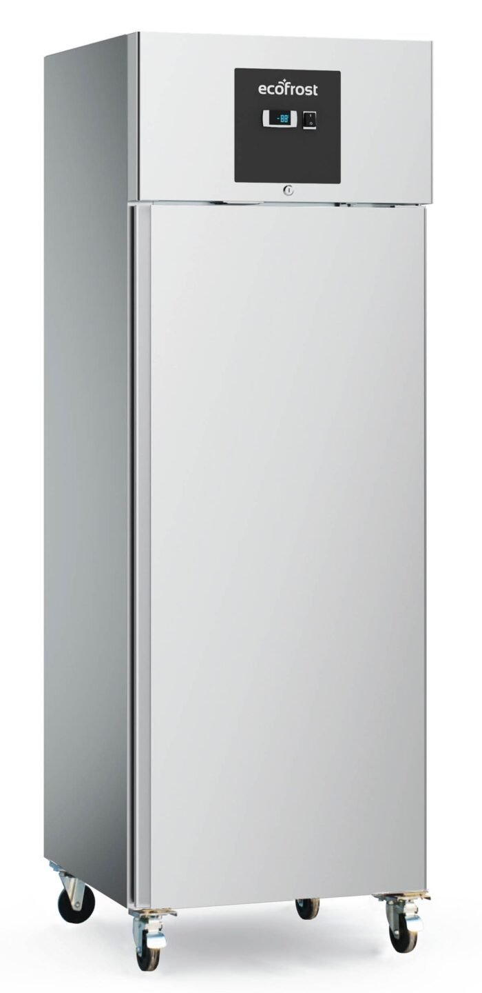 Ecofrost Single Door Upright Fridge 400ltr Stainless Steel 7950.5025