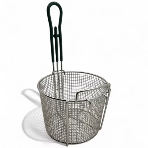Round Breading Table Basket Green handle