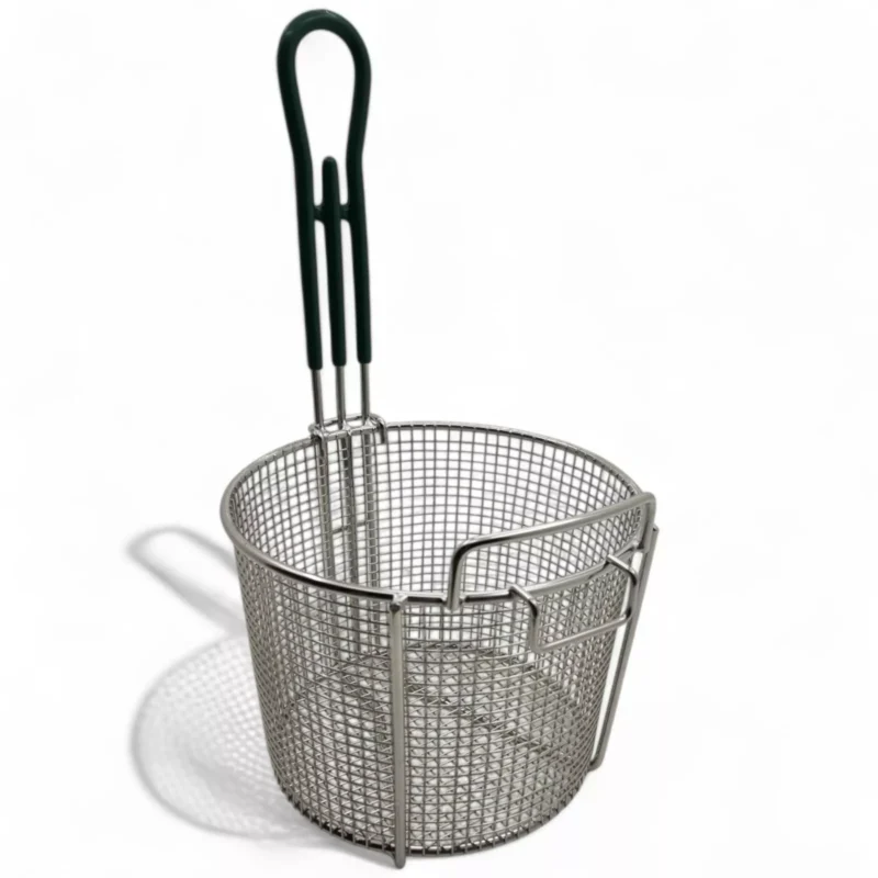 Round Breading Table Basket Green handle