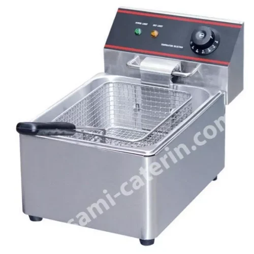 Great Gastro Commercial 8L Stainless Steel Electric Fryer Single Tank Machine