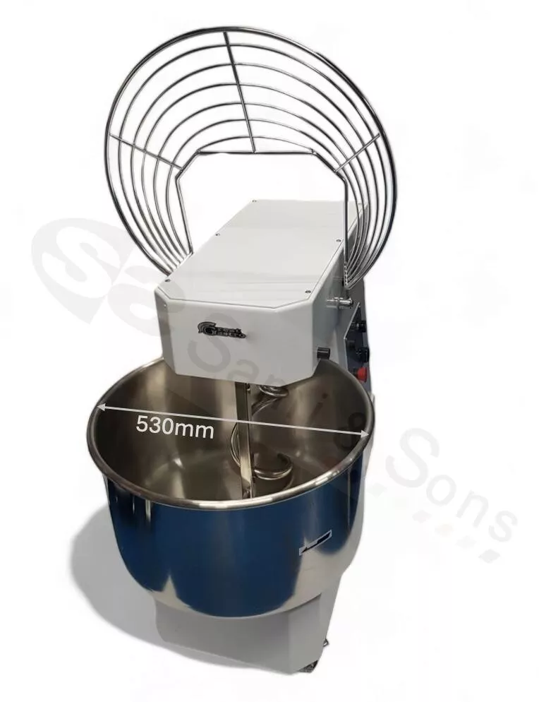 Great Gastro Commercial Spiral Dough Mixer Machine 50 Ltr