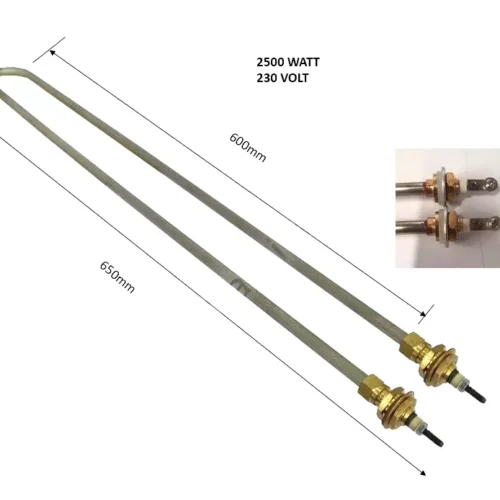 UNIVERSAL U SHAPED HEATING ELEMENT 2500W/230V 650mm HOT CUPBOARD SCREWS INCLUDE