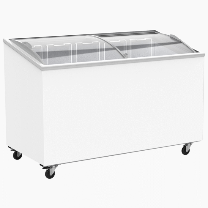 Combisteel Chest Freezer – 397L | Glass Lid