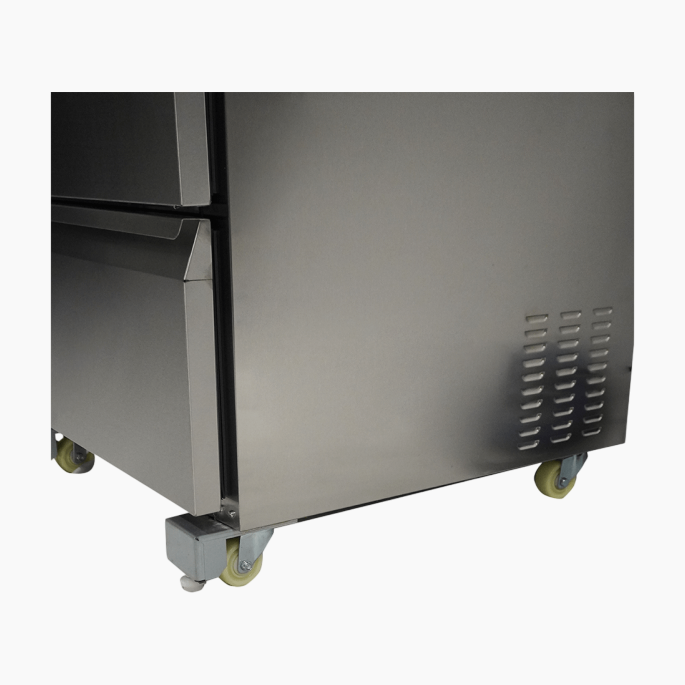 SS Refrigerator/Freezer Switchable 2 Drawer