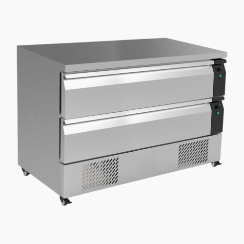 Refrigerated/Freezer Counter with 2 Drawer (6x 1/1 GN)