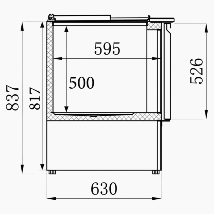 Combisteel Refrigerated Saladette – 3 Doors