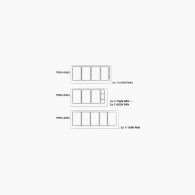Refrigerated Bakery Counter with Glass Cover – 2 Doors (4x 1/1)