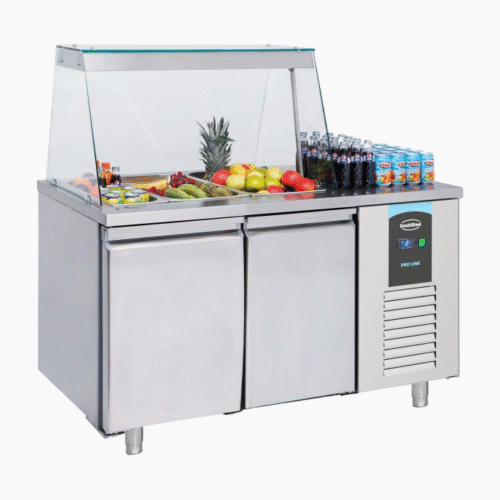 Combisteel Saladette – 2 Doors | 3x GN 1/1