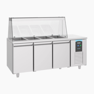 Combisteel Saladette – 3 Doors | 4x GN 1/1