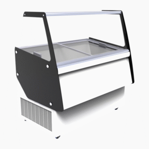 Ice Cream Display | glass with sliding doors