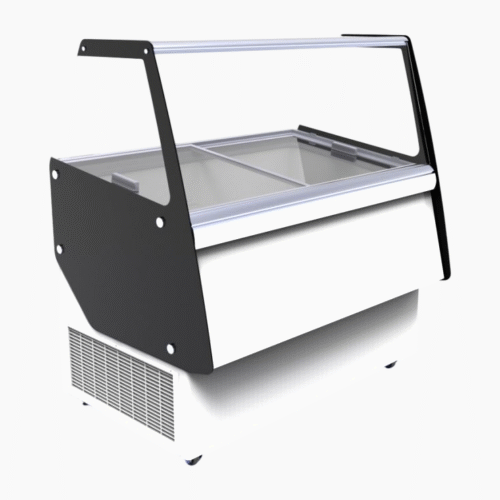 Ice Cream Display | glass with sliding doors