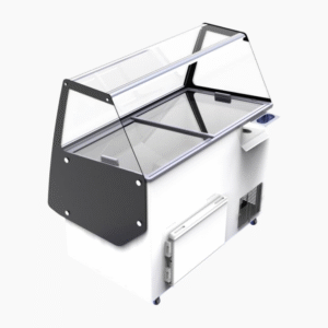 Ice Cream Display | glass with sliding doors
