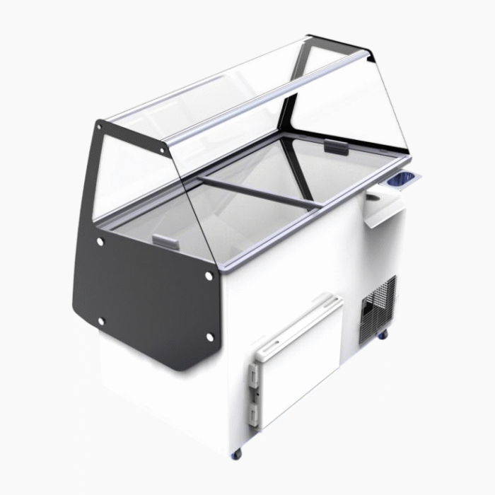 Ice Cream Display | glass with sliding doors