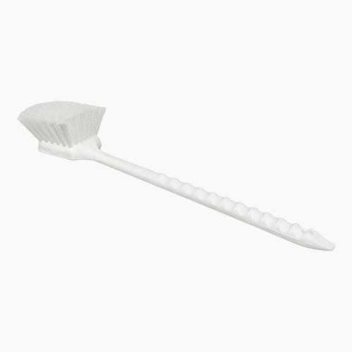 Fryer Cleaning Gong Brush /  White Straight Type
