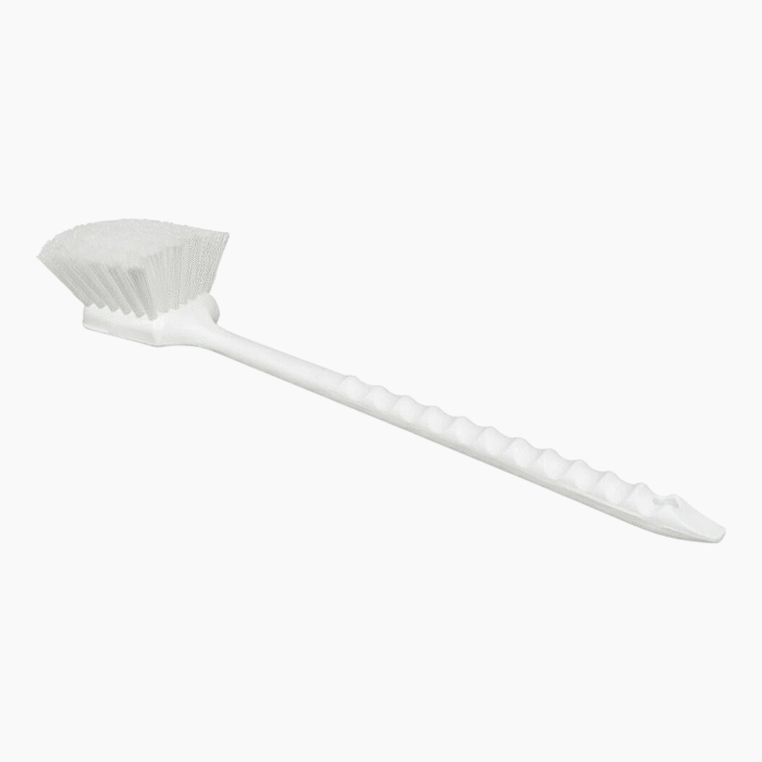 Fryer Cleaning Gong Brush /  White Straight Type