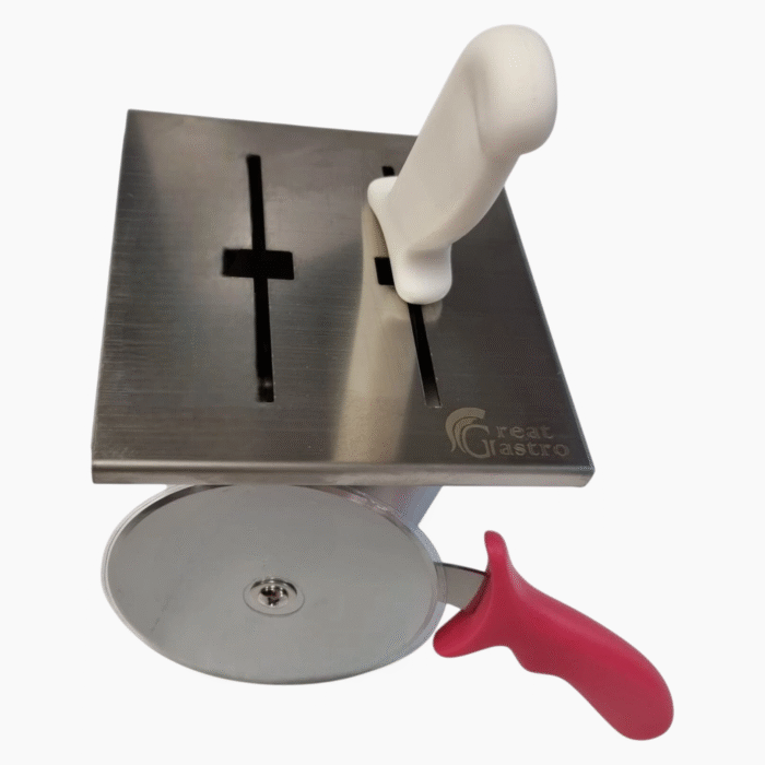 Stainless Steel Pizza Slot / Scraper Holder