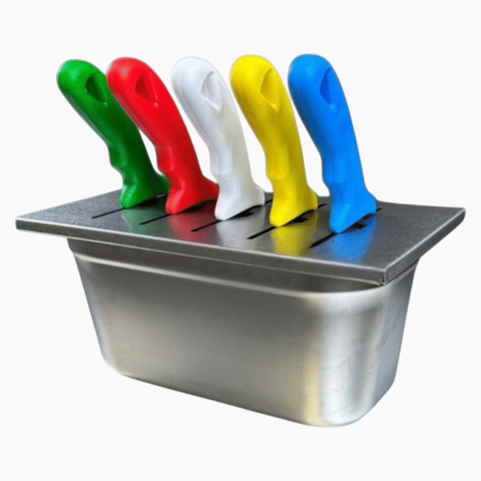 Stainless Steel Pizza Slot / Scraper Holder