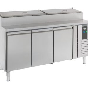 Combisteel Saladette 3‑Door | 8×1/3 GN Containers