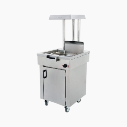 Archway Heated Electric Chip Scuttle With Storage Cupboard CS1/E