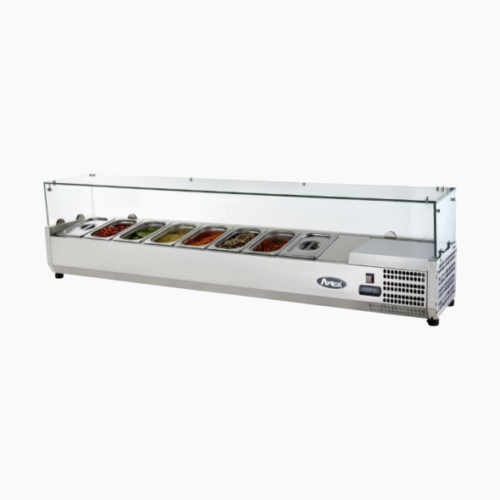 Atosa VRX Glass Countertop Unit 380mm Depth