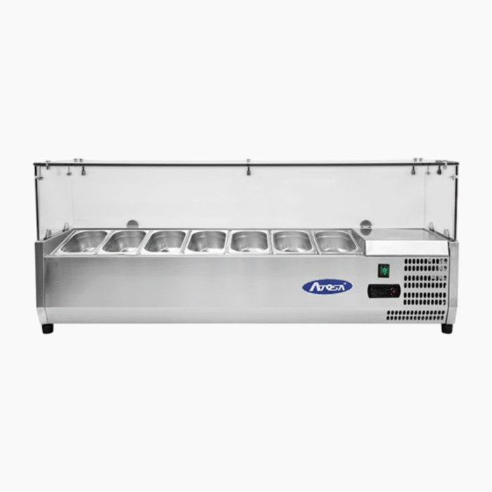 Atosa VRX Glass Countertop Unit 330mm Depth | 1/4 GN