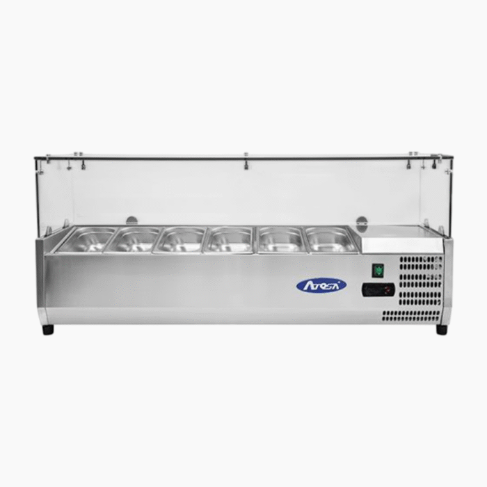 Atosa VRX Glass Countertop Unit 330mm Depth | 1/4 GN