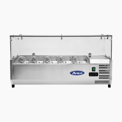 Atosa VRX Glass Countertop Unit 330mm Depth | 1/4 GN