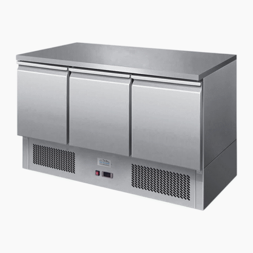 Atosa Ice-A-Cool ICE3851GR 3 Door Counter Refrigerator 380 Litres