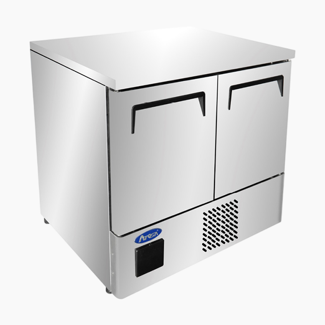Atosa ESF8R Double Door Space Saving Counter Refrigerator