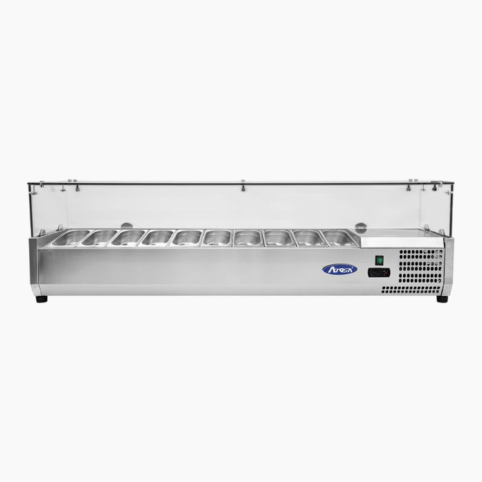2025_08_08_12_06_35_988 Atosa VRX Glass Countertop Unit 330mm Depth | 1/4 GN