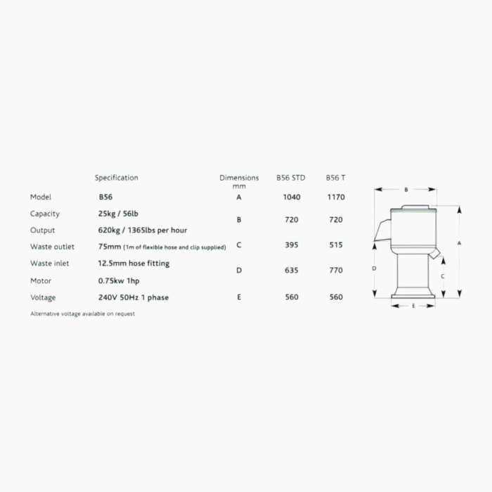 Bold B56 Potato Peeler/Rumbler
