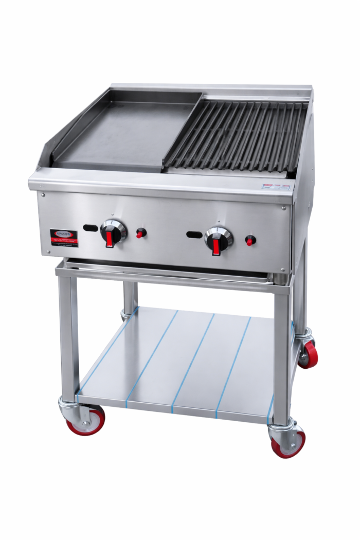 Gas Countertop Chargrill  – Model: ECB24-SX