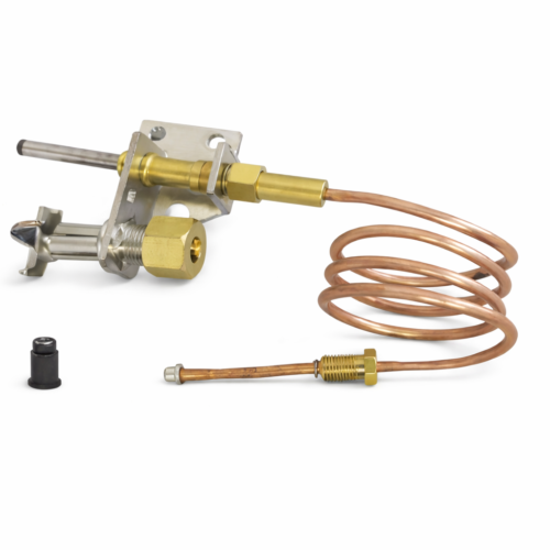 Gas fryer pilot assembly close-up Henny Penny HP52075 Pilot Burner Assembly with Thermocouple