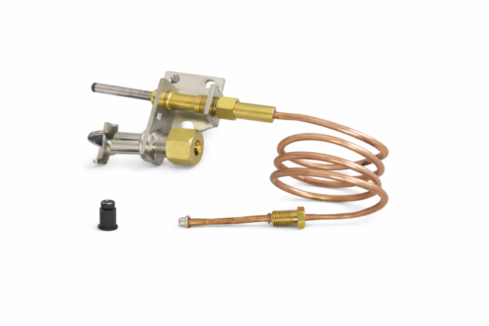 Gas fryer pilot assembly close-up Henny Penny HP52075 Pilot Burner Assembly with Thermocouple