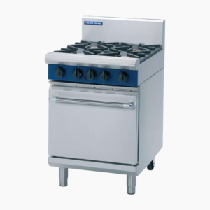 Blue Seal Static 4 Burner Natural Gas Oven Range Cooker G504D | NAT Gas or LPG