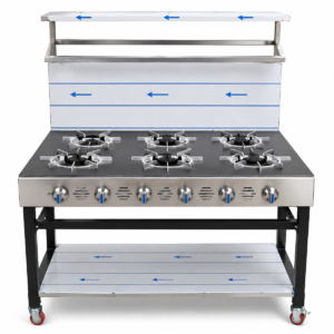 f167f42f-ab8c-4e3e-bff8-e1afba0f9d3a 6 Burner Commercial Gas Cooker
