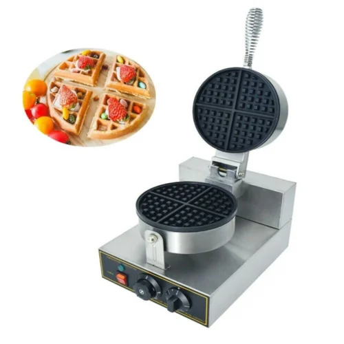 s-l1600 (18) Waffle Maker Machine Commercial Electric Non-Stick Bubble Puff Cake Baker 1kW
