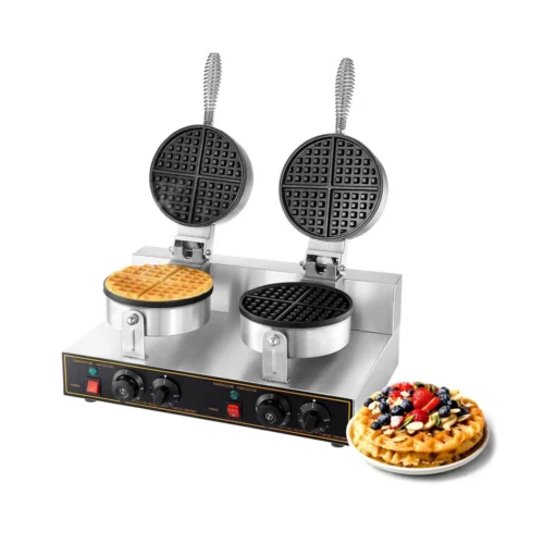 s-l1600 (24) Double-Head Commercial Non-Stick Electric Waffle Maker